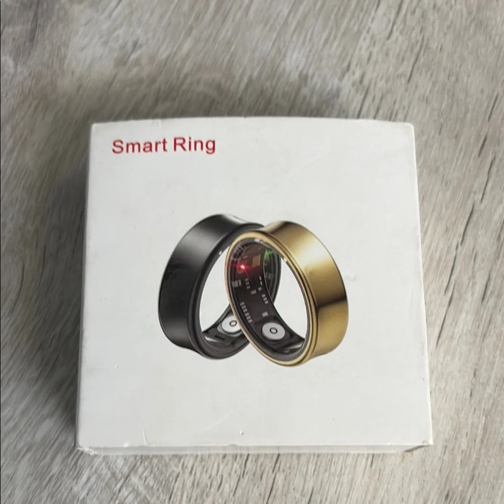Ring Black and Gold Smart Wearable Rings